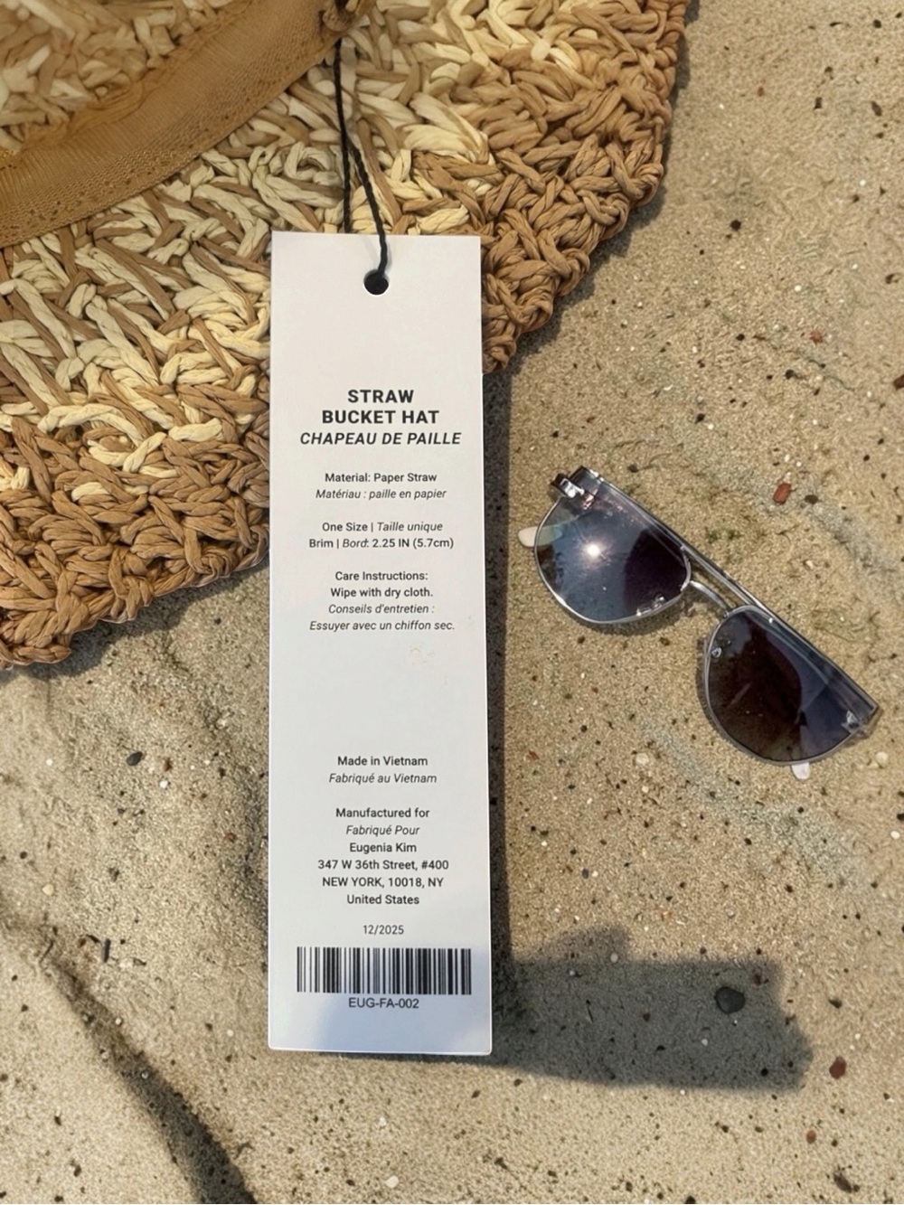 Eugenia Kim BAILEY Paper Crochet Bucket Hat - Ivory/Natural BRAND NEW $165 MSRP - Picture 11 of 11